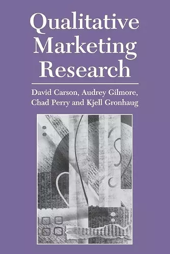 Qualitative Marketing Research cover