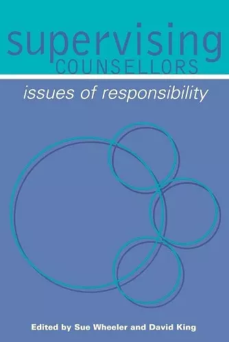 Supervising Counsellors cover