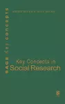 Key Concepts in Social Research cover