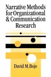 Narrative Methods for Organizational & Communication Research cover