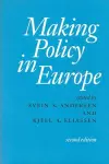 Making Policy in Europe cover