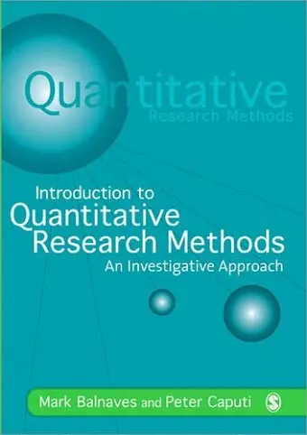 Introduction to Quantitative Research Methods cover