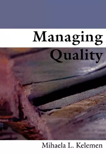 Managing Quality cover