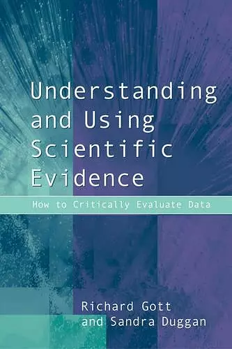 Understanding and Using Scientific Evidence cover