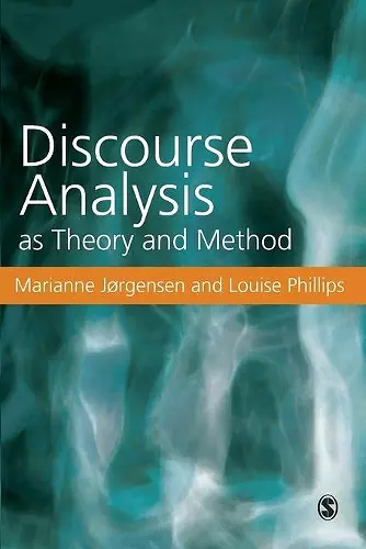 Discourse Analysis as Theory and Method cover