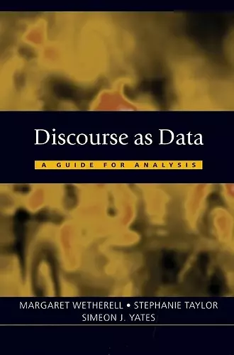 Discourse as Data cover