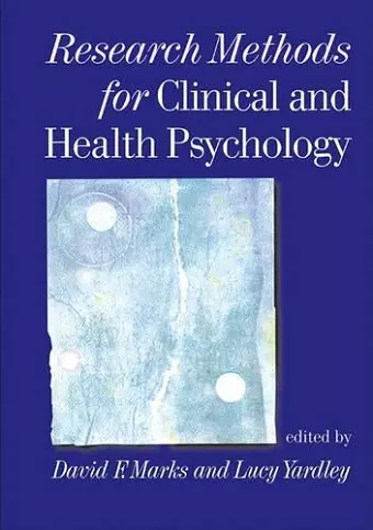 Research Methods for Clinical and Health Psychology cover