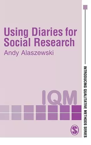 Using Diaries for Social Research cover