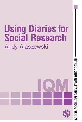 Using Diaries for Social Research cover