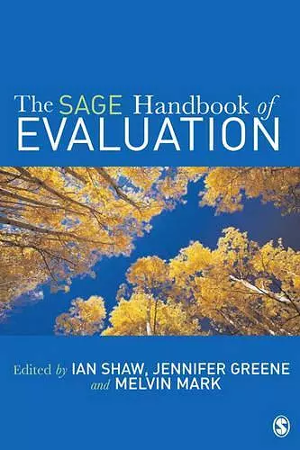 The SAGE Handbook of Evaluation cover