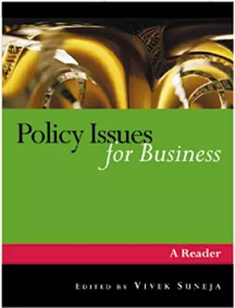 Policy Issues for Business cover