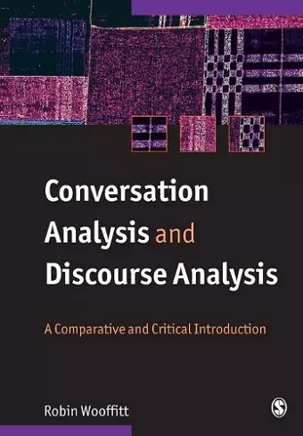 Conversation Analysis and Discourse Analysis cover