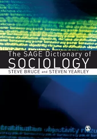 The SAGE Dictionary of Sociology cover