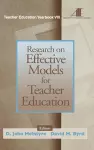 Research on Effective Models for Teacher Education cover