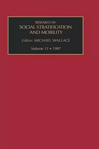 Research in Social Stratification and Mobility cover