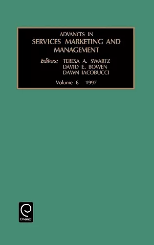 Advances in Services Marketing and Management cover