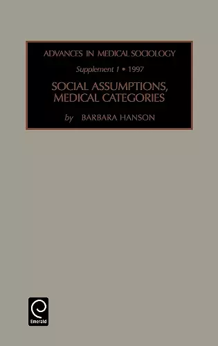 Social Assumptions, Medical Categories cover