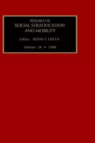 Research in Social Stratification and Mobility cover