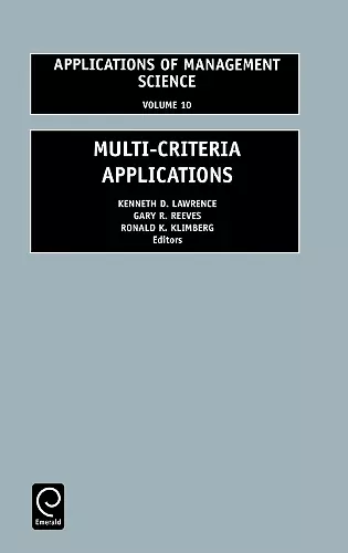 Multi-Criteria Applications cover