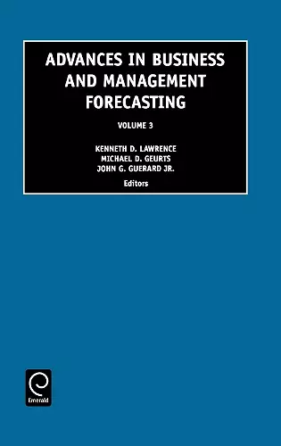 Advances in Business and Management Forecasting cover