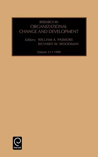 Research in Organizational Change and Development cover