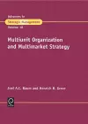 Multiunit Organization and Multimarket Strategy cover