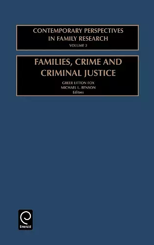 Families, Crime and Criminal Justice cover