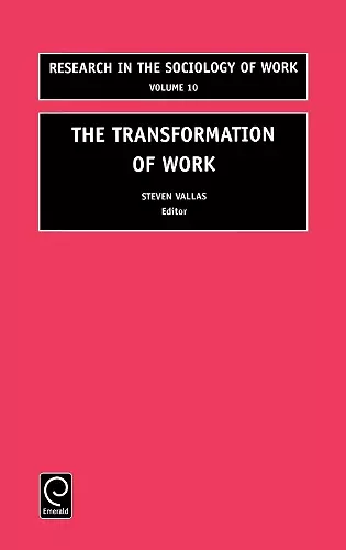 The Transformation of Work cover