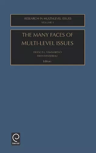 The Many Faces Of Multi-Level Issues cover