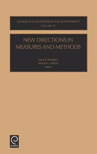 New Directions in Measures and Methods cover