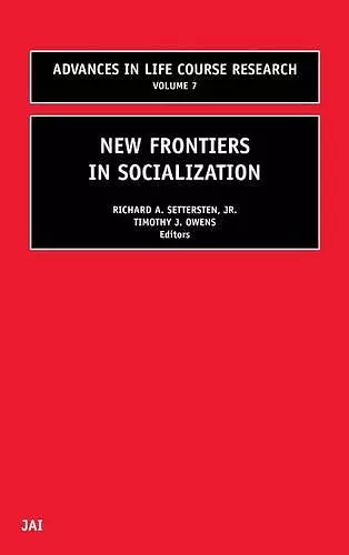 New Frontiers in Socialization cover