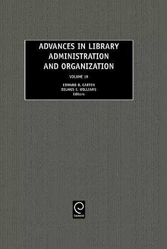 Advances in Library Administration and Organization cover