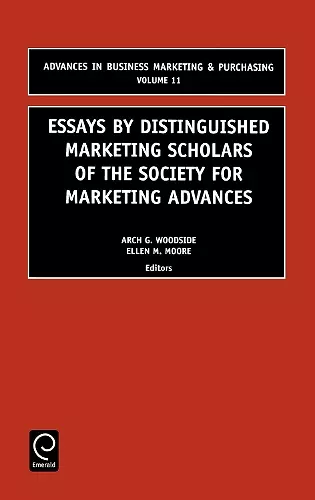 Essays by Distinguished Marketing Scholars of the Society for Marketing Advances cover