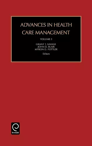 Advances in Health Care Management cover