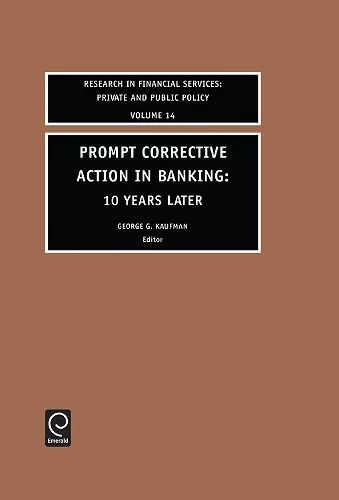 Prompt Corrective Action in Banking cover