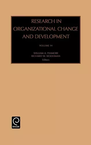 Research in Organizational Change and Development cover