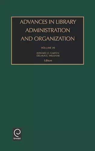 Advances in Library Administration and Organization cover