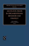 Multi-Level Issues in Organizational Behavior and Strategy cover