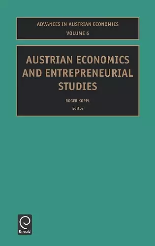 Austrian Economics and Entrepreneurial Studies cover