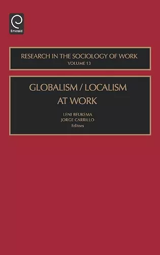 Globalism/Localism at Work cover