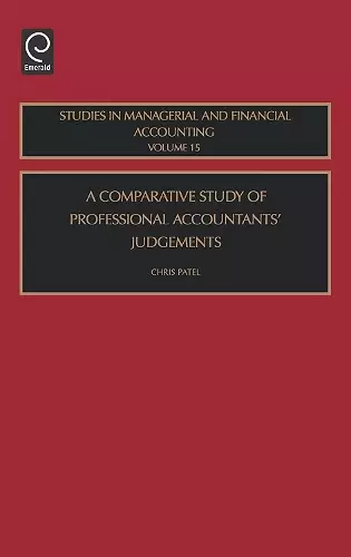 Comparative Study of Professional Accountants Judgements cover