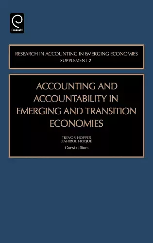 Accounting and Accountability in Emerging and Transition Economies cover