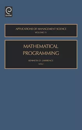 Mathematical Programming cover