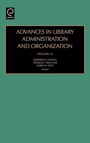 Advances in Library Administration and Organization cover