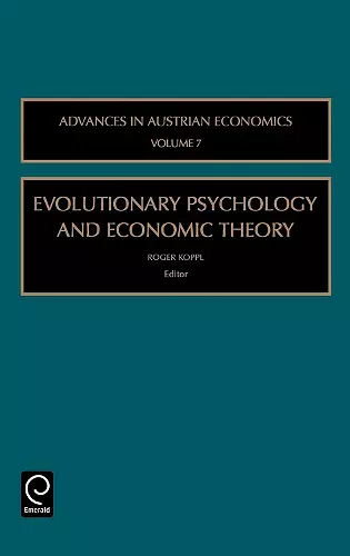 Evolutionary Psychology and Economic Theory cover