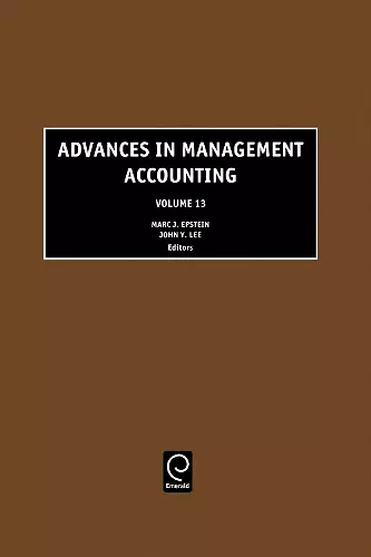 Advances in Management Accounting cover