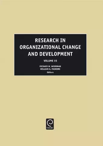 Research in Organizational Change and Development cover