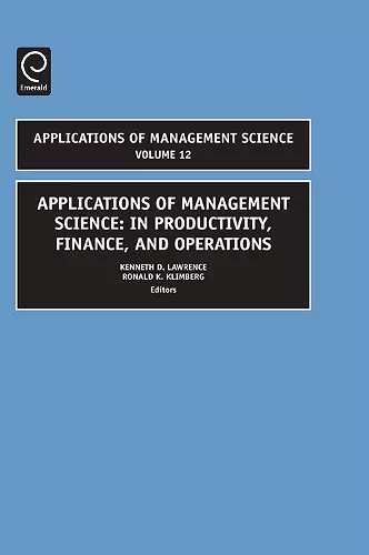 In Productivity, Finance, and Operations cover