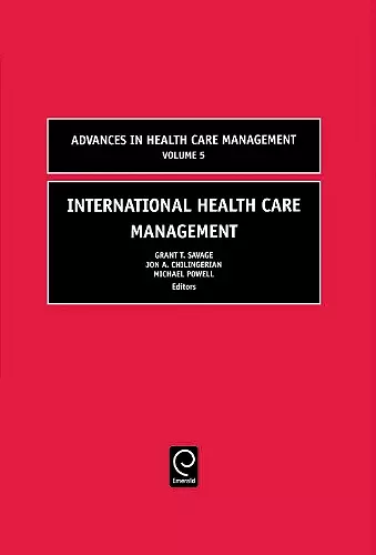 International Health Care Management cover