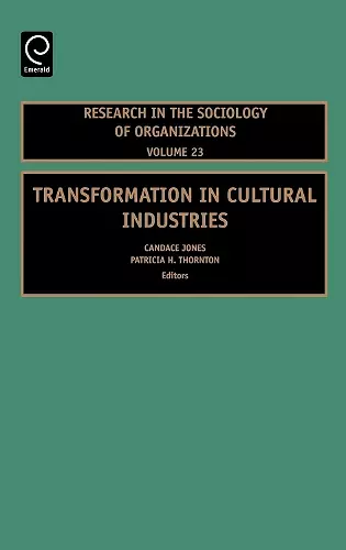 Transformation in Cultural Industries cover